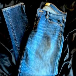 A & F Medium blue skinny jeans